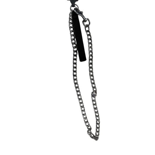 Heavy-Duty Metal Chain Dog Leash with Padded Handle – Durable & Tangle-Free